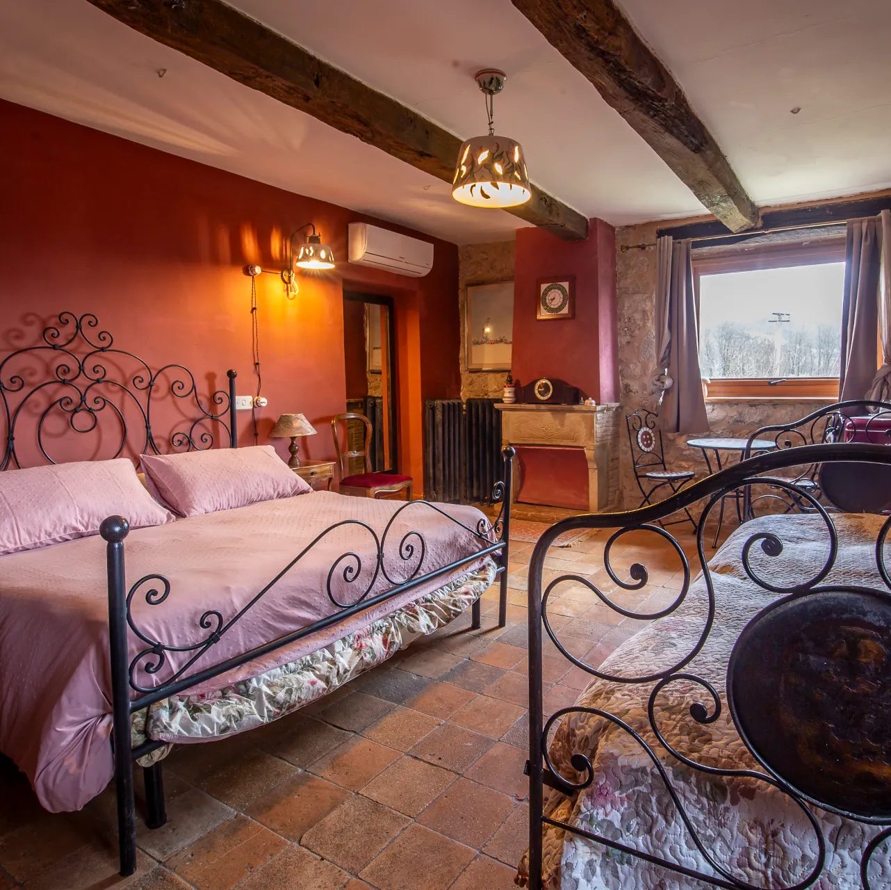 panoramica camera matrimoniale deluxe Bed and Breakfast Casal Cominium