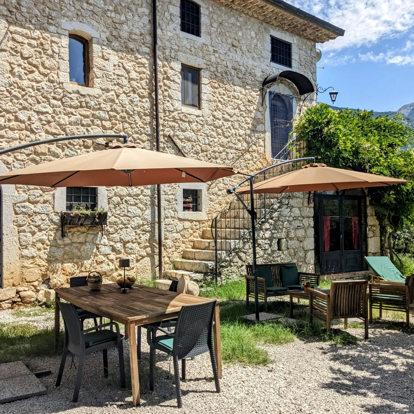 area relax esterna Bed and Breakfast Casal Cominium