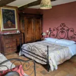 letto matrimoniale camera matrimoniale deluxe Bed and Breakfast Casal Cominium