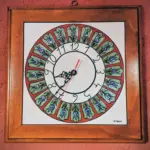 orologio di ceramica camera matrimoniale deluxe Bed and Breakfast Casal Cominium