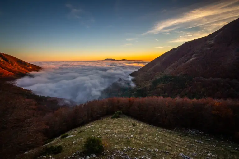 panorama foliage Forca D'Acero